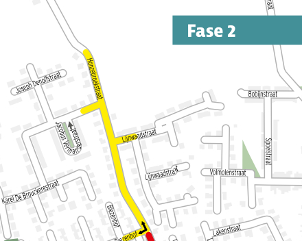Honzebroekstraat | Aanleg warmtenet 2020
