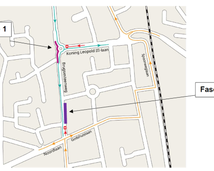 Omleidingsplan Fase 1 - Fase 2a
