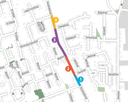 Honzebroekstraat | Aanleg warmtenet 2020